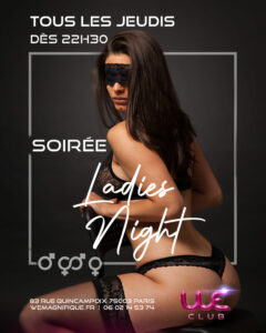 Soirée libertine ladies night le jeusi