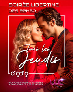 Au We clun soirée libertine du Jeudi à Paris