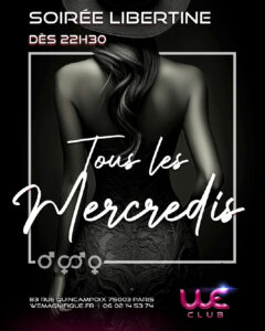 Au We clun soirée libertine du mercredi à Paris