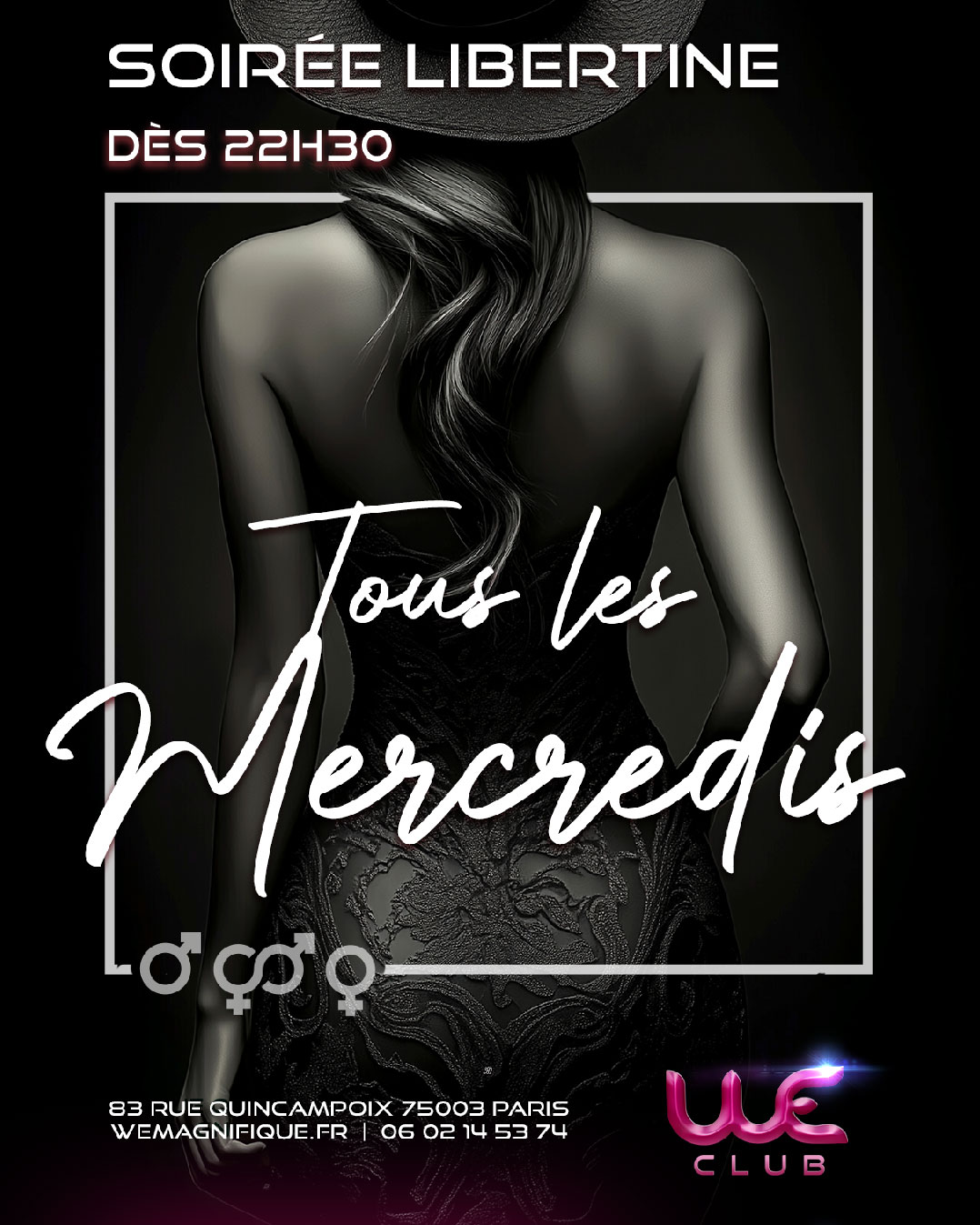 Au We clun soirée libertine du mercredi à Paris