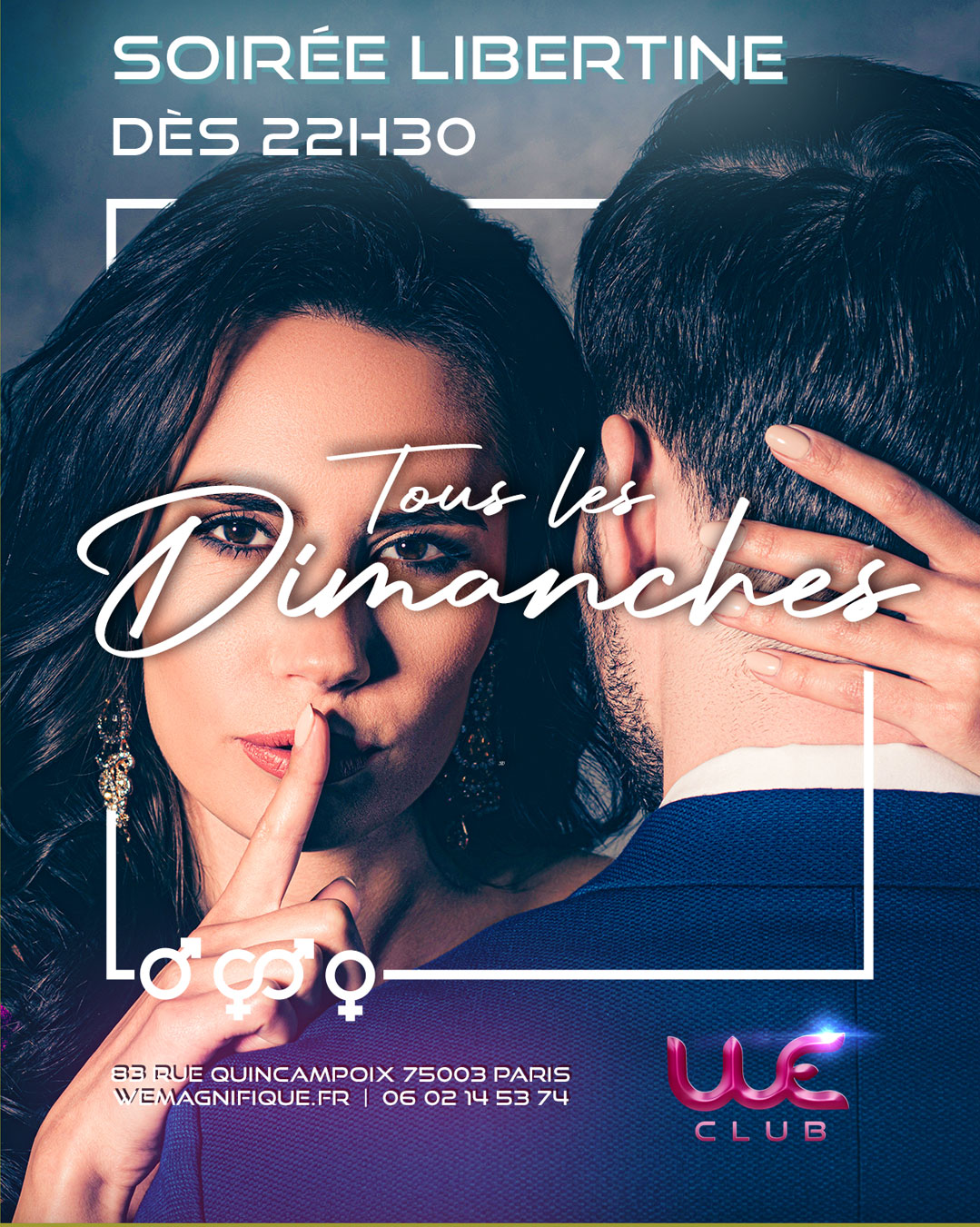 le dimanche c est soirée libertine au we club