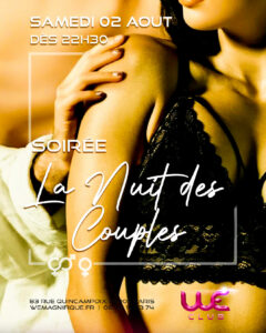 02 AOUT 2025 SOIRÉE LIBERTINE POUR LES COUPLES