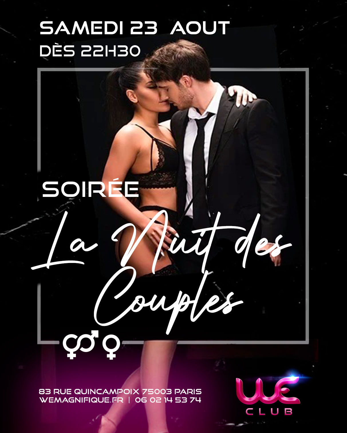 SOIRRE POUR LES COUPLES LIBERTINS