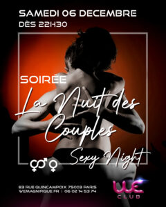 soirre libertine pour les couples et femme