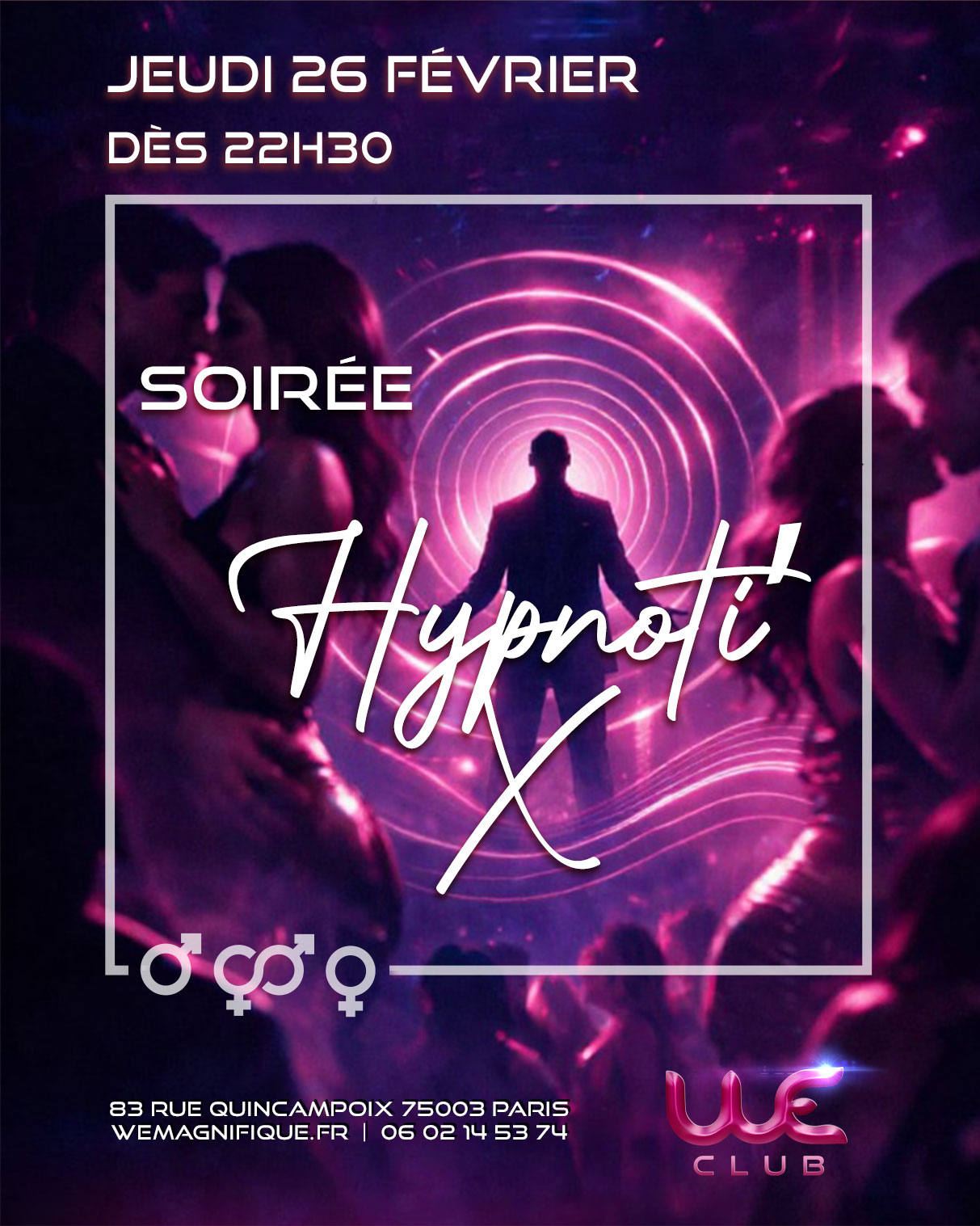 soiree evenementielle libertine a Paris