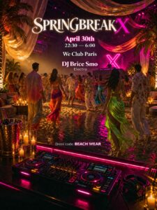 Springbreak'X LE 30 1VRIL SOIREE LIBERTINE