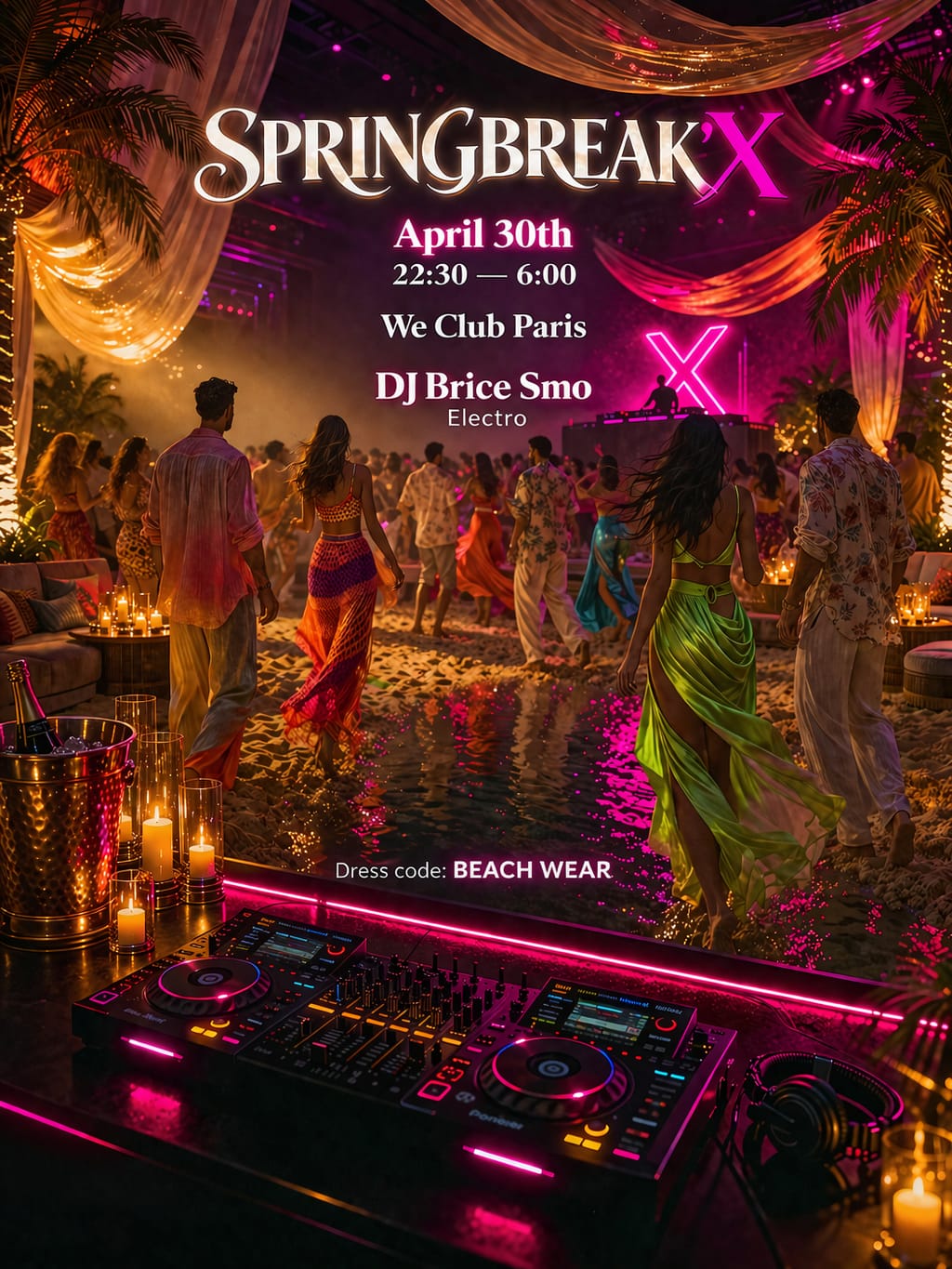 Springbreak'X LE 30 1VRIL SOIREE LIBERTINE